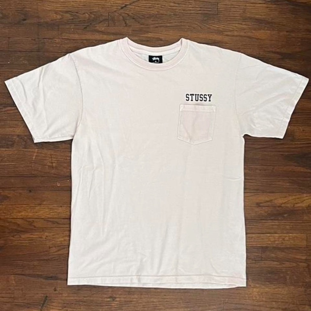 Stussy Light Pink Short Sleeve Pocket Tee
